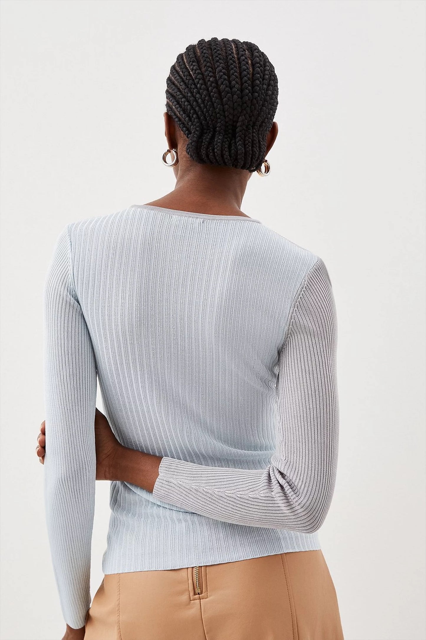Viscose Sheer Knit Top