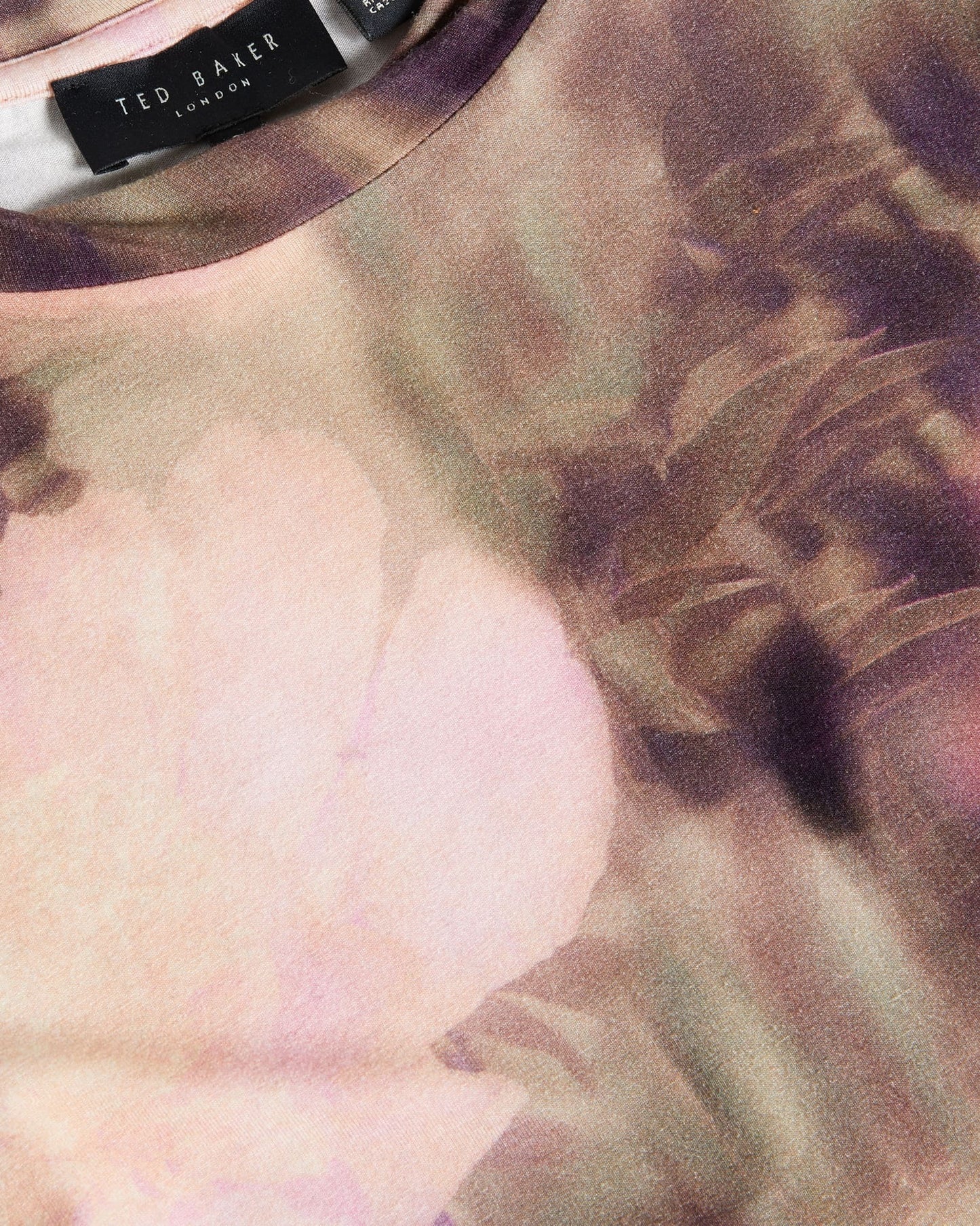 Yazmean Printed Fitted T-Shirt