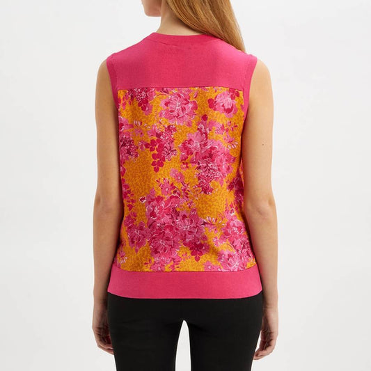 Metropolis Bright Printed Sleeveless Top