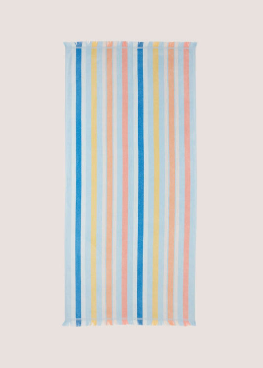 Sorbet Stripe Jacquard Beach Towel