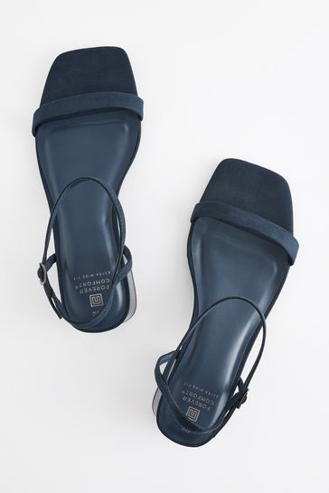 Extra Wide Fit Forever Comfort® Low Heel Sandals