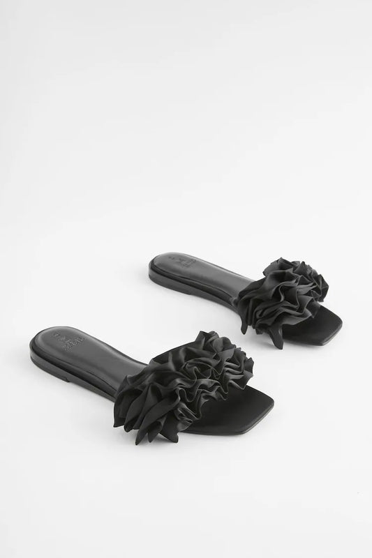 Forever Comfort® Ruffle Mules