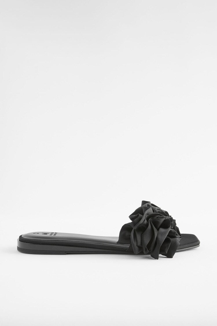 Forever Comfort® Ruffle Mules