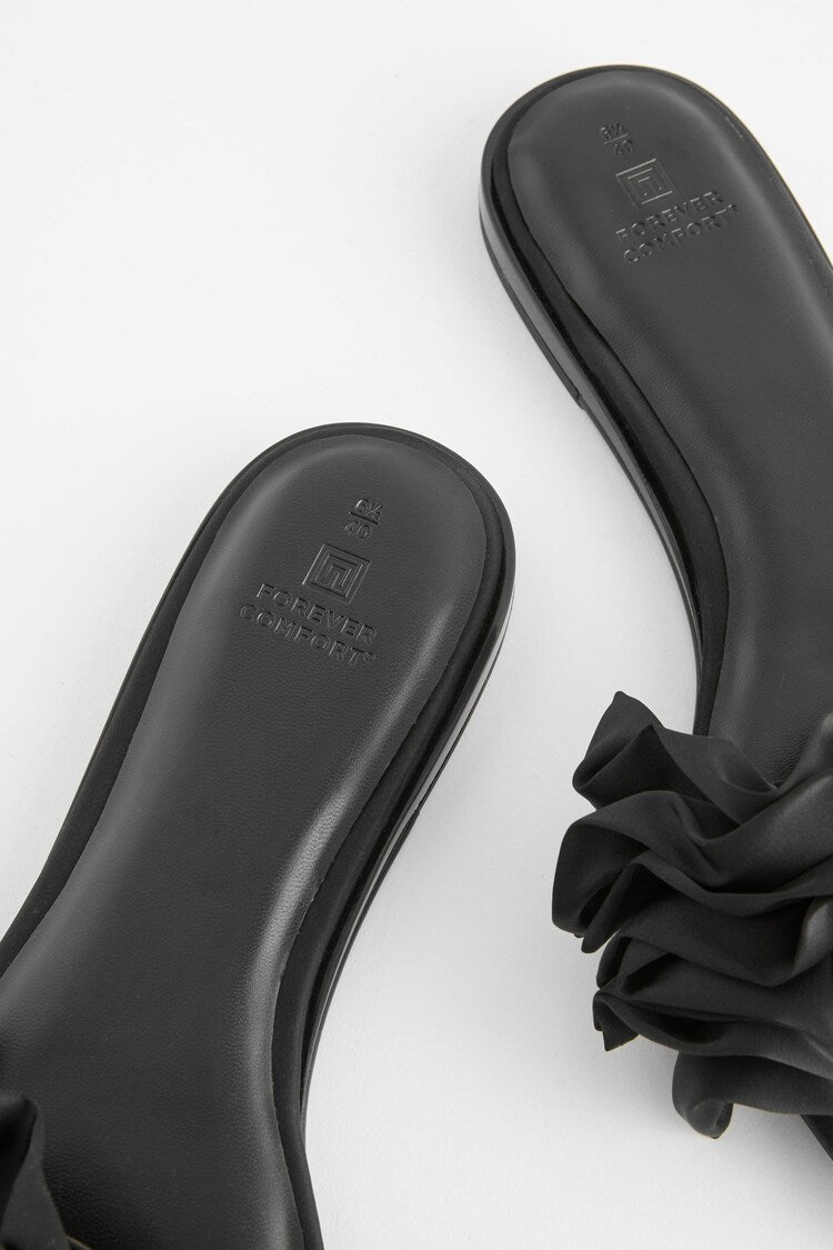 Forever Comfort® Ruffle Mules
