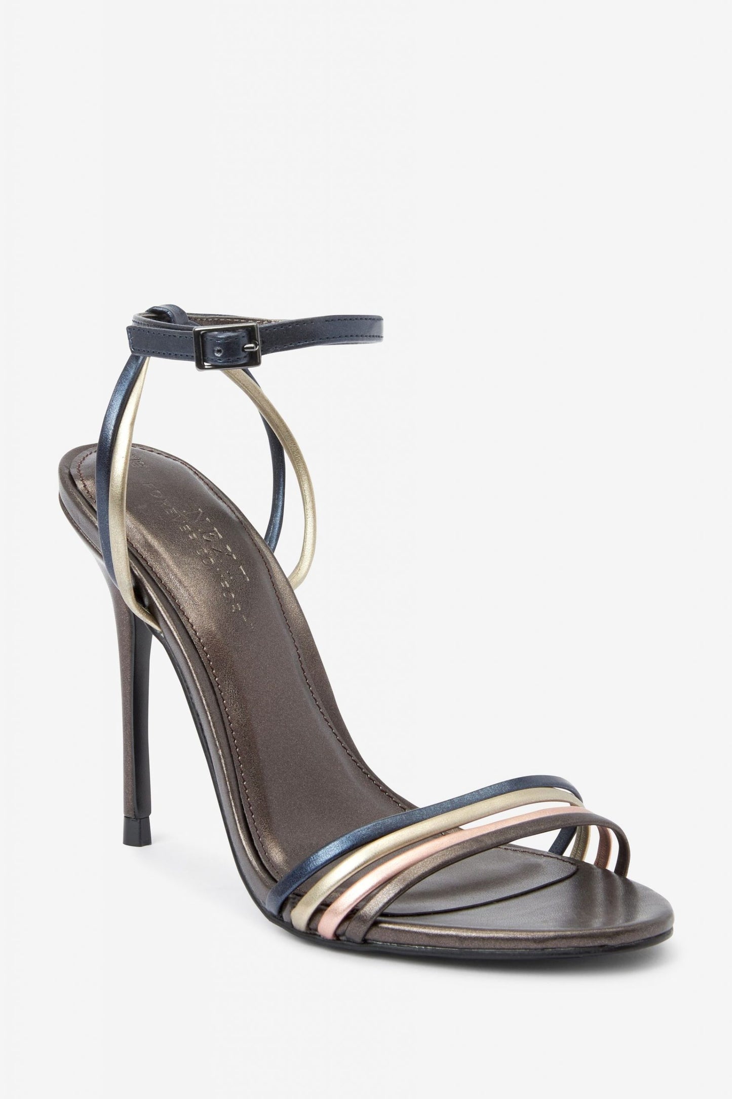 Forever Comfort® Multi-Strap Ankle Fasten Heeled Sandals