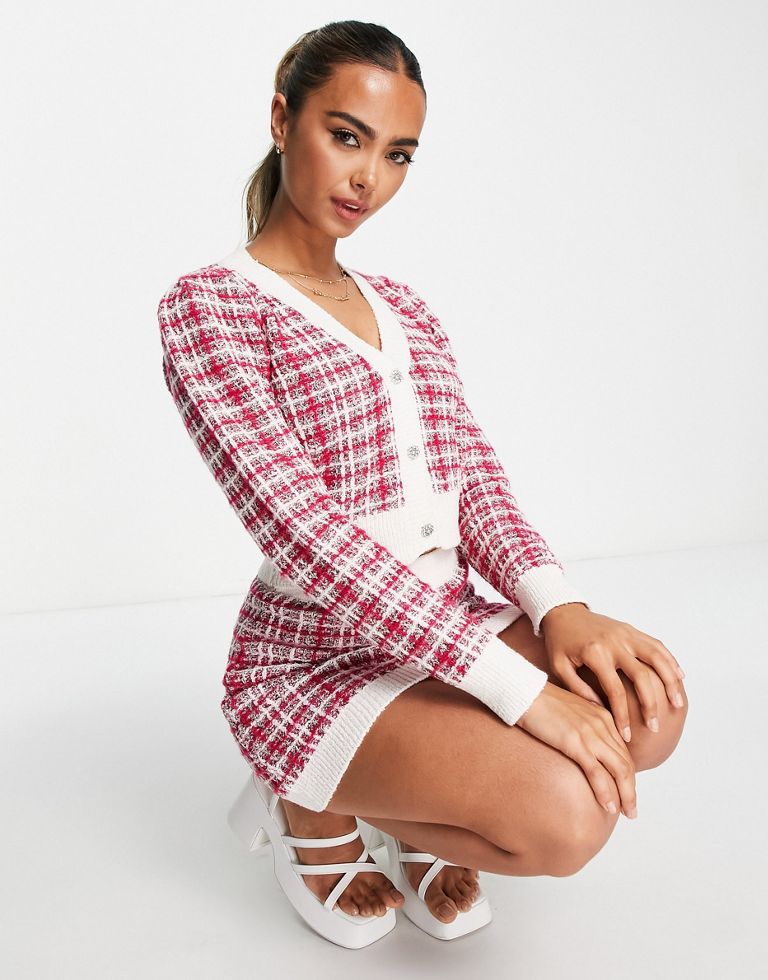 Boucle Knit Cardigan
