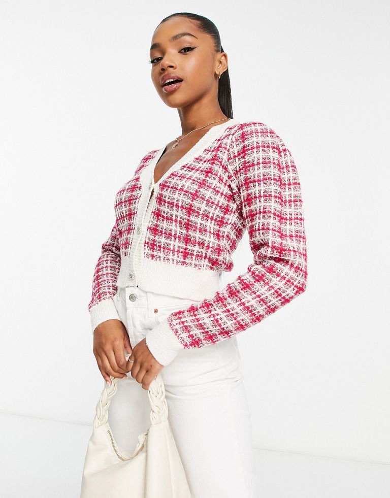 Boucle Knit Cardigan