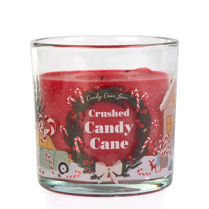 Crushed Candy Cane Candy Cane Lane Scented Candle