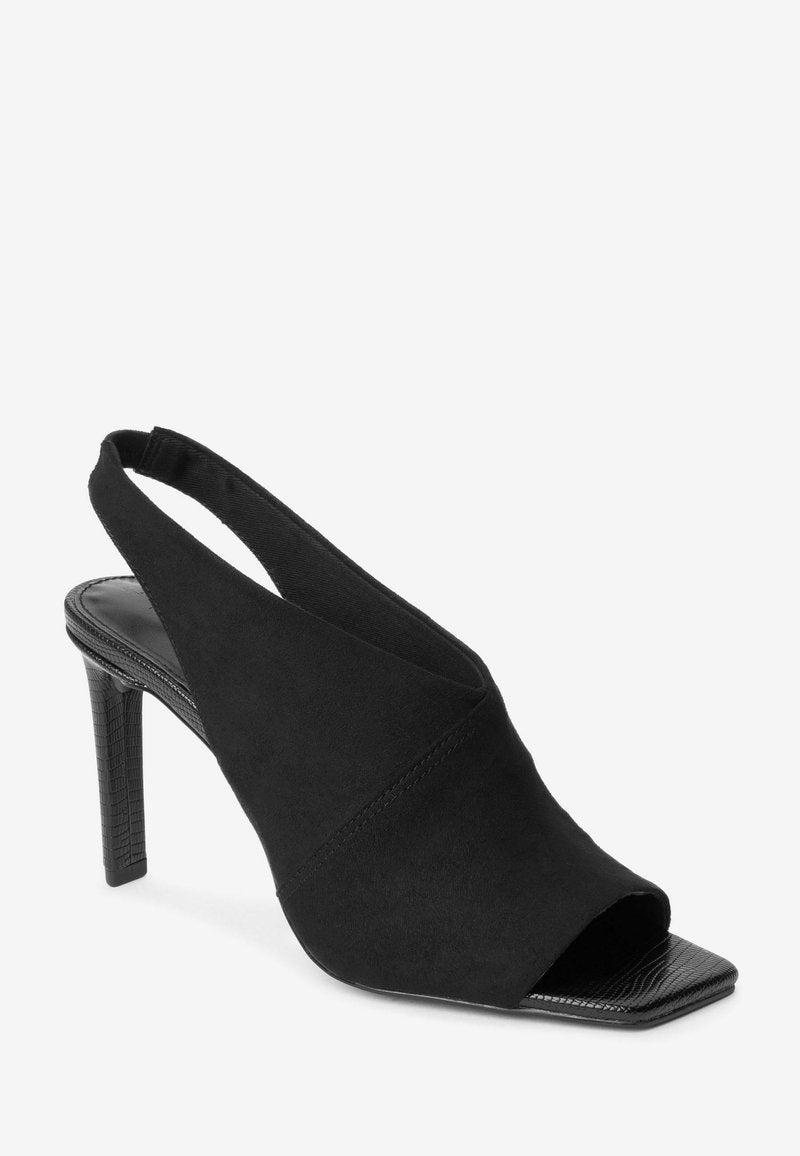 High Heel Slingback Shoe Boots