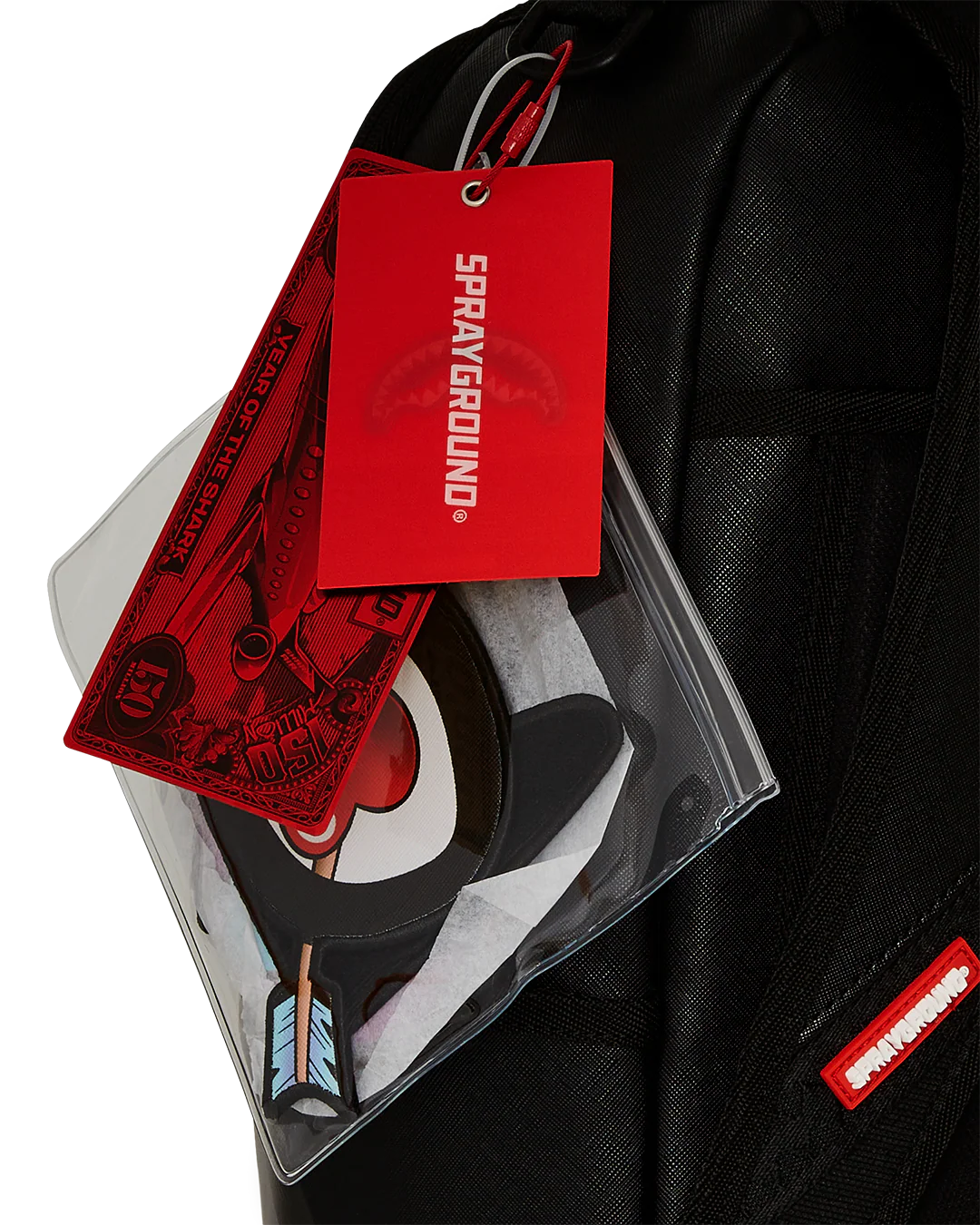 Split Saint Velcro Removable 6 Eyes Shark Backpack