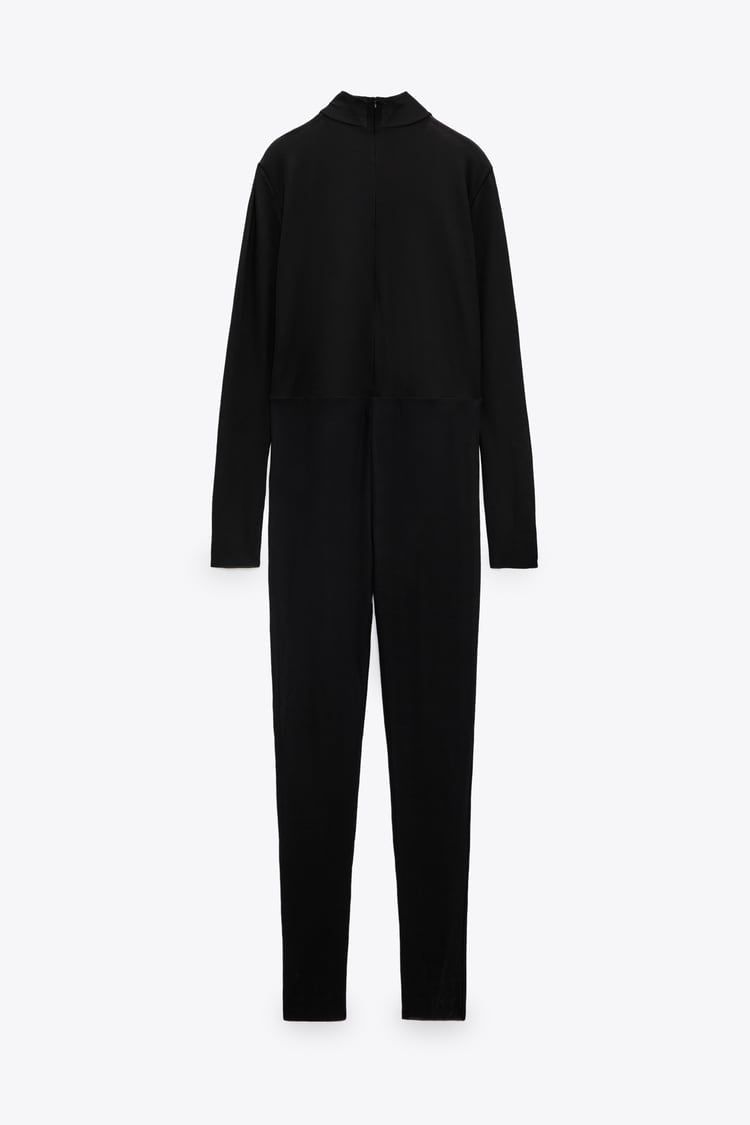 Fitted Tulle Jumpsuit