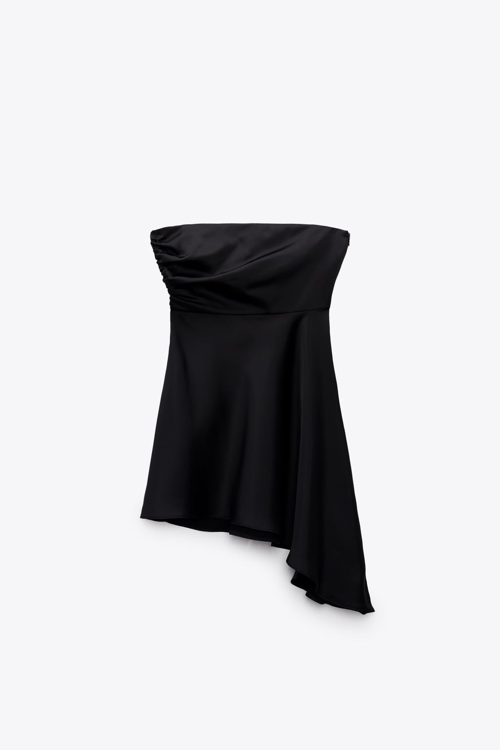Satin Strapless Dress