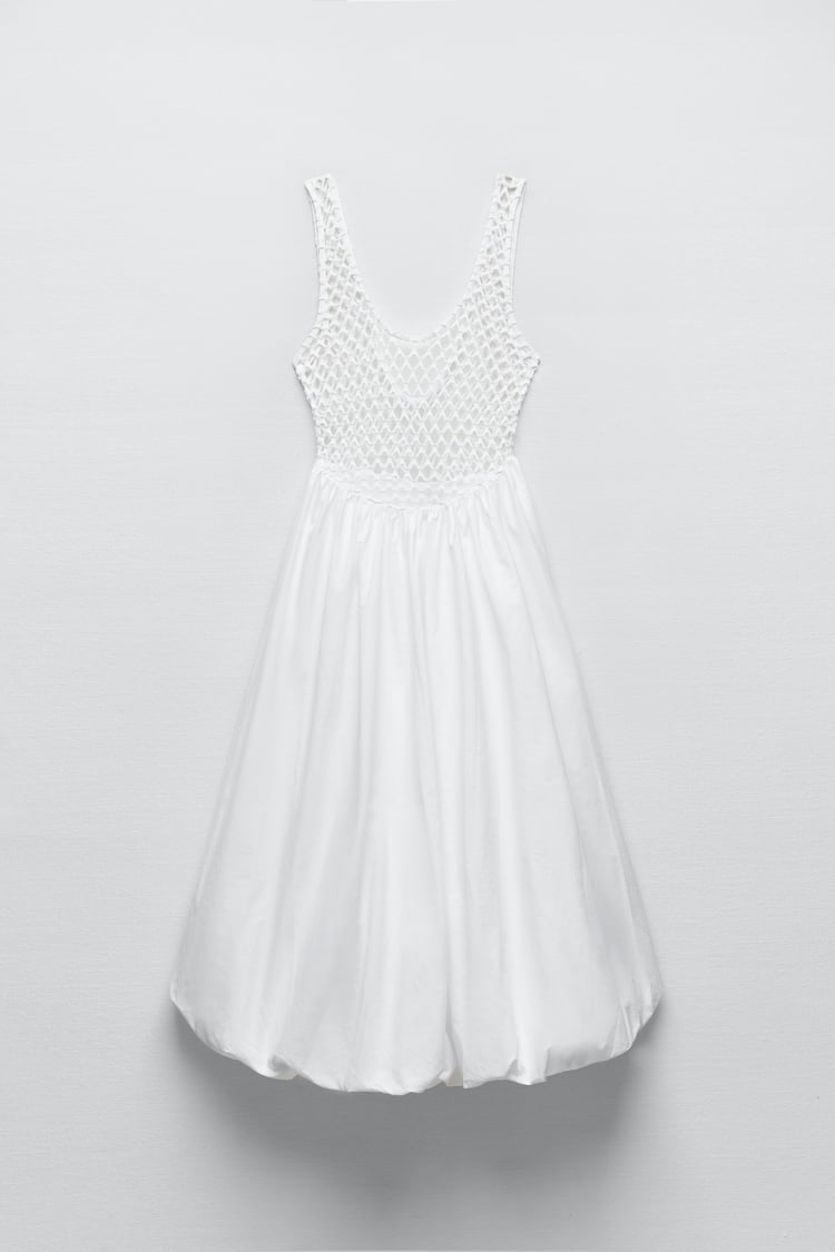 Combination Mesh Dress