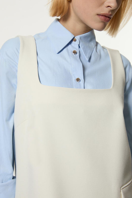 Compact Stretch Essential Tailored Pocket Mini Dress