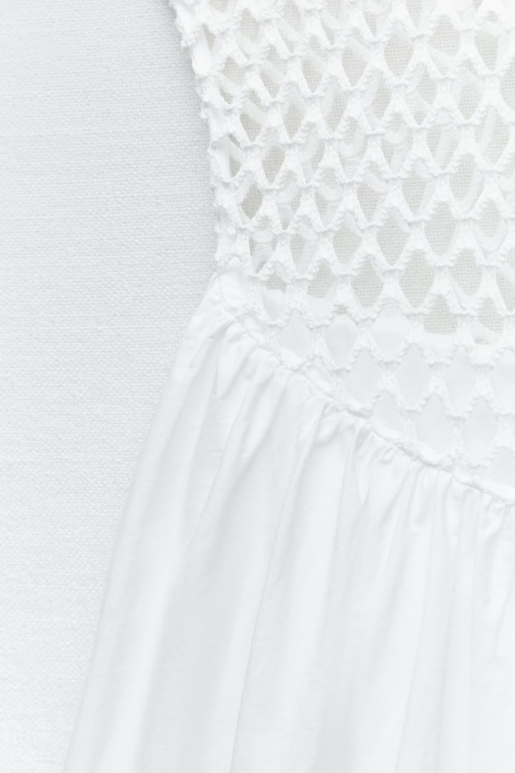 Combination Mesh Dress