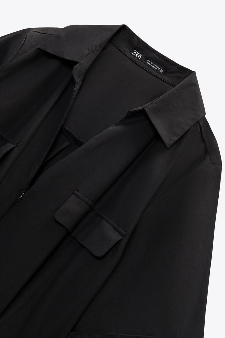 Poplin Cargo Jumpsuit