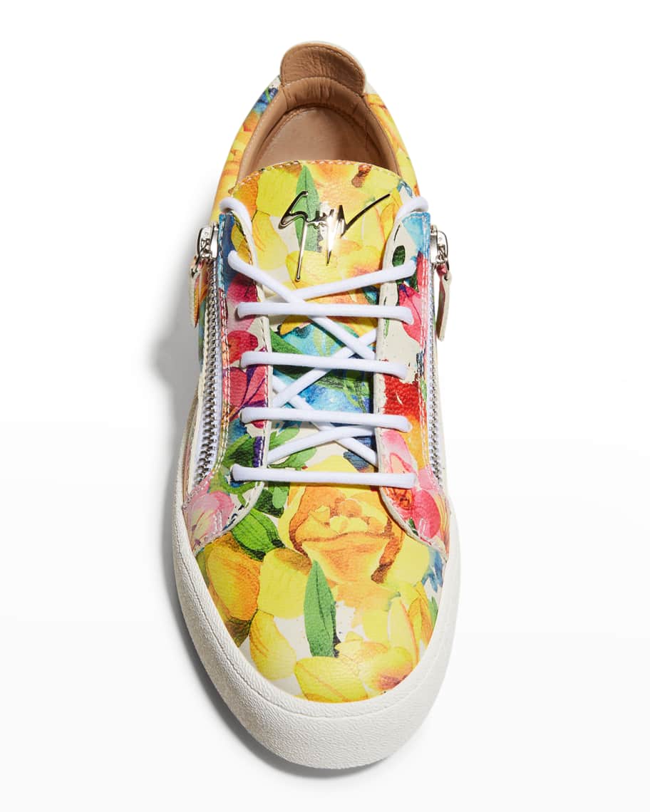 Nacy Floral Print Sneakers