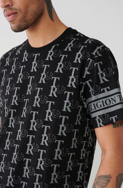 All Over Print Crew Tee