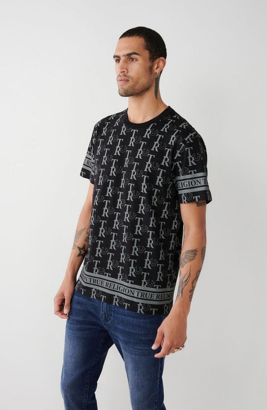 All Over Print Crew Tee