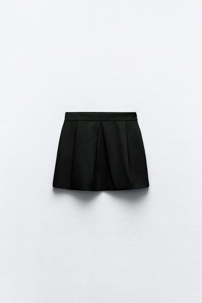 Pleated Mini Skirt