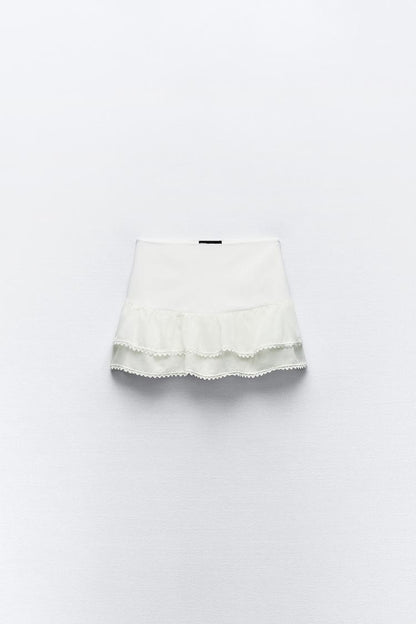 Mini Skirt with Ruffles