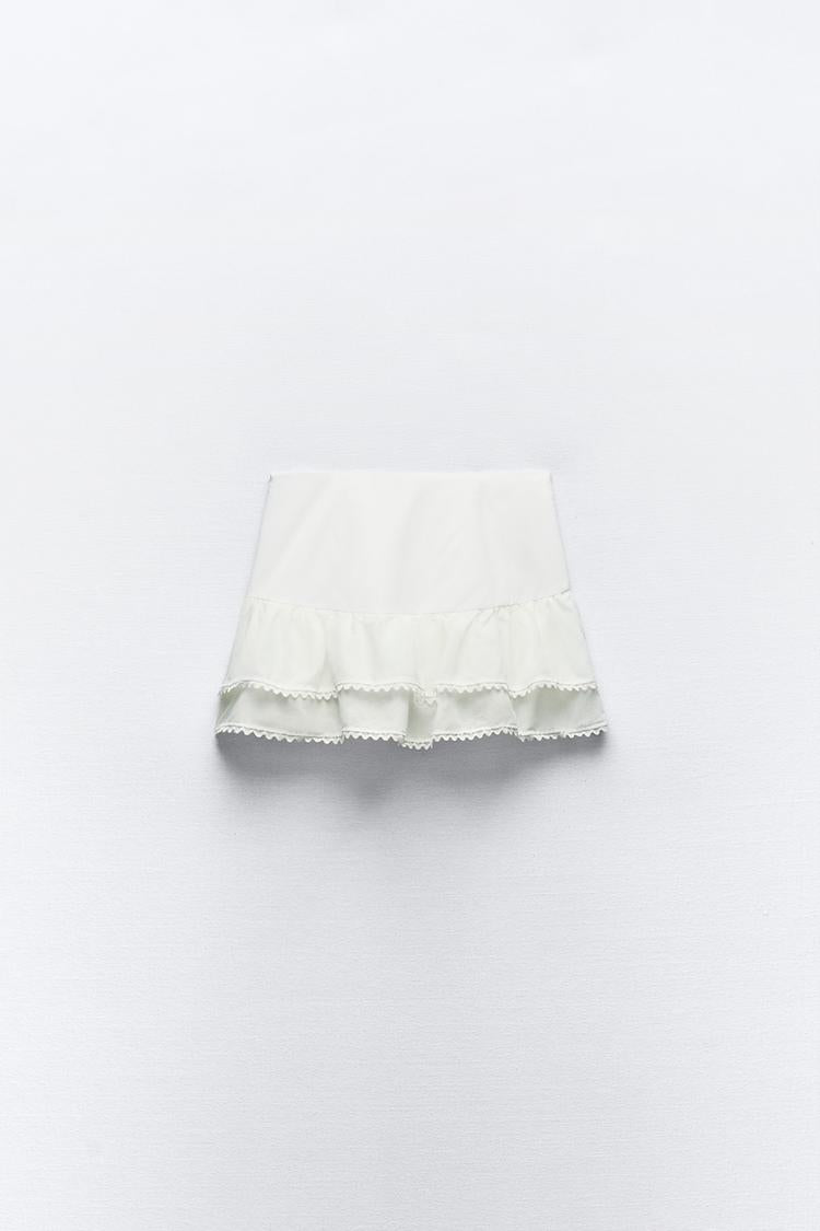 Mini Skirt with Ruffles