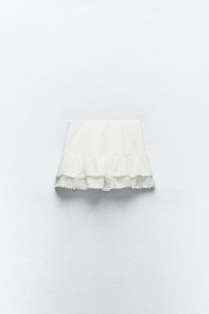 Mini Skirt with Ruffles