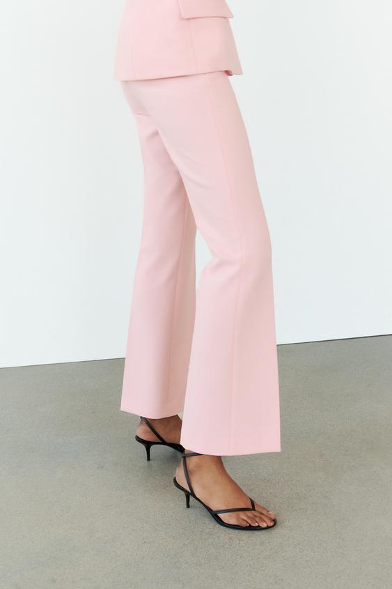 Flared Full Length Trousers