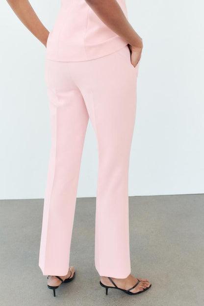 Flared Full Length Trousers