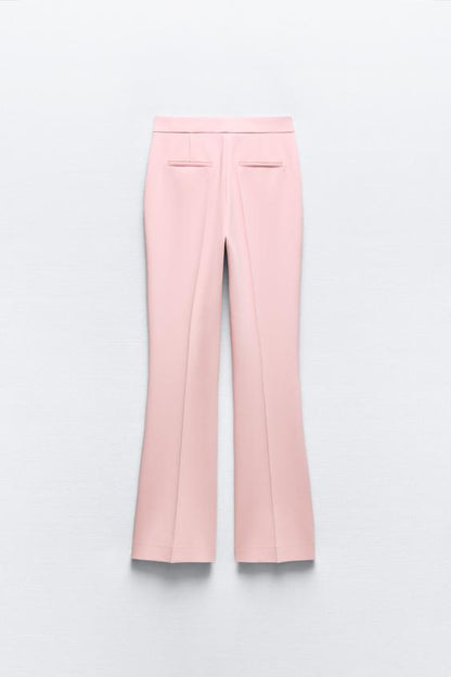 Flared Full Length Trousers