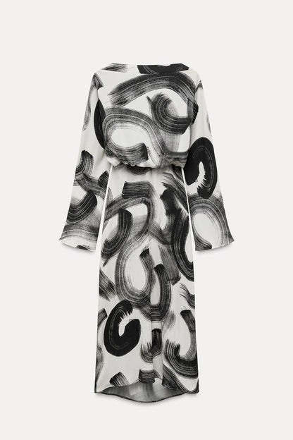 ZW Collection Print Dress