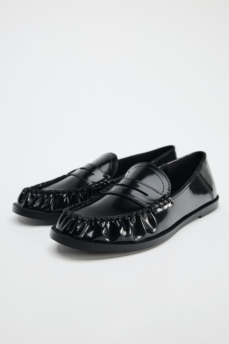 Patent-Finish Loafers