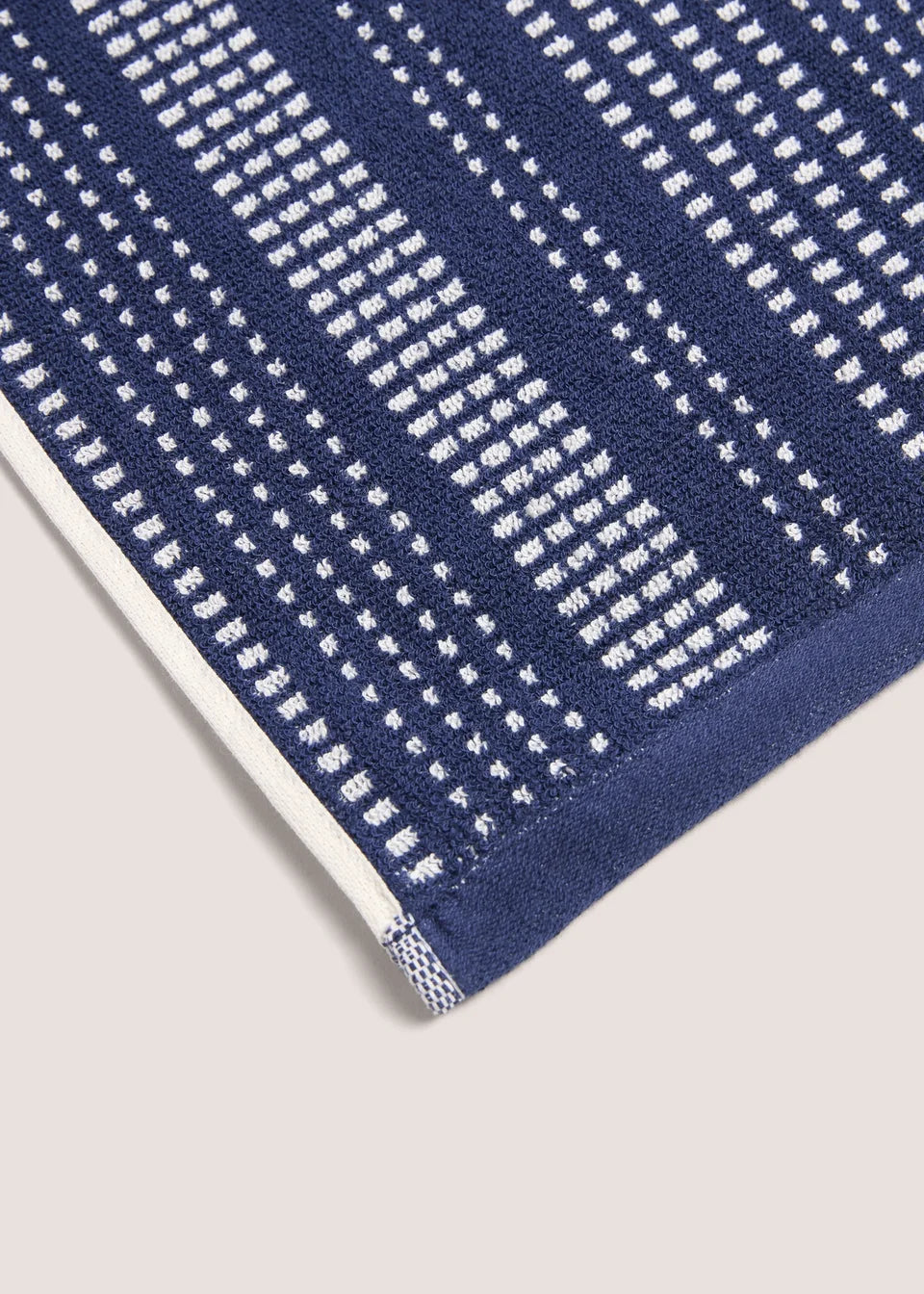 Indigo Stripe Bath Towel