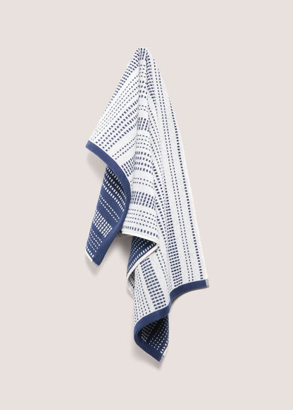 Indigo Stripe Bath Towel