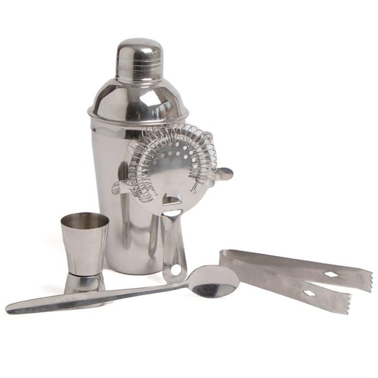 Stainless Steel 5 Piece Cocktail Shaker Set