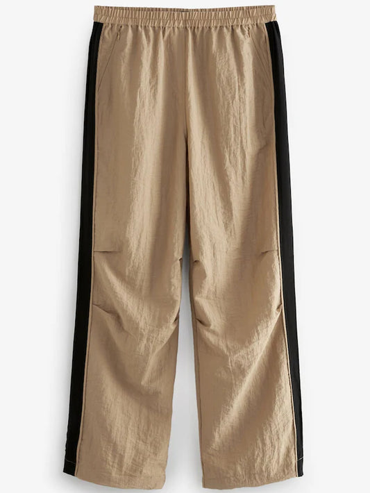 Side Stripe Pull On Track Pant Trousers