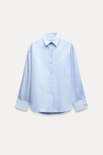 ZW Collection Voluminous Poplin Shirt