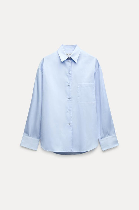 ZW Collection Voluminous Poplin Shirt
