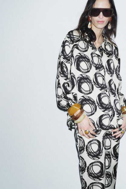 ZW Collection Printed Blouse