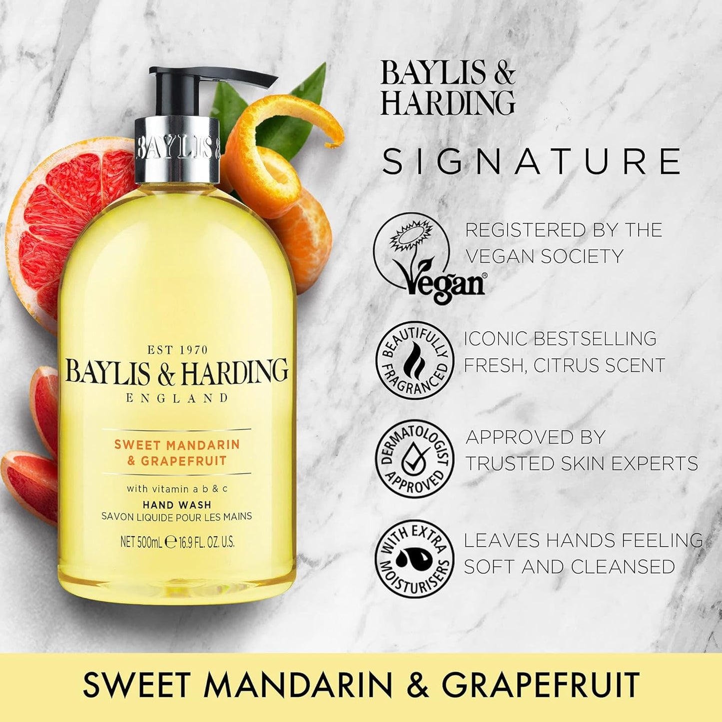 Antibacterial Hand Wash - Sweet Mandarin & Grapefruit