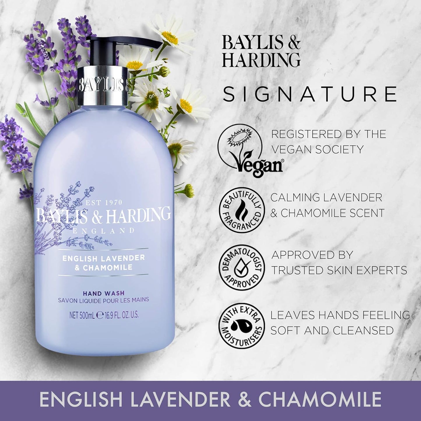 Antibacterial Hand Wash - English Lavender & Chamomile