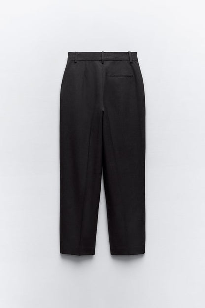 Darted Flannel Trousers