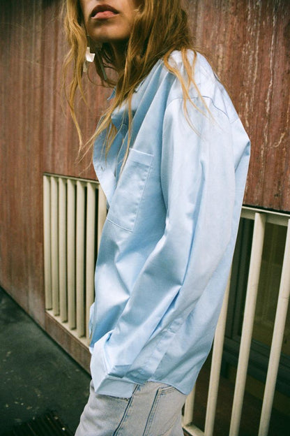 ZW Collection Voluminous Poplin Shirt