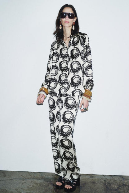 ZW Collection Printed Trousers