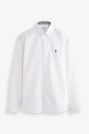 Long Sleeve Stretch Oxford Shirt