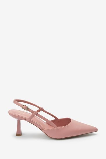 Forever Comfort Point Toe Slingback Shoes