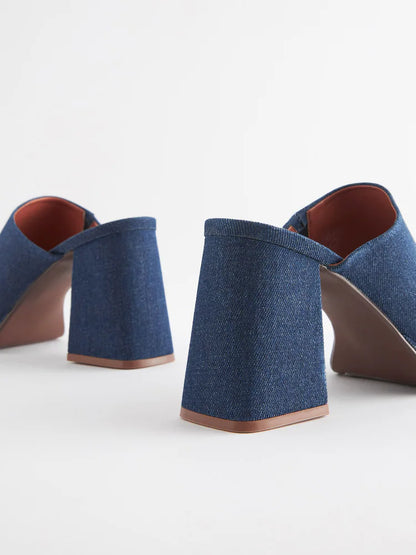 Denim Forever Comfort® Platform Mules