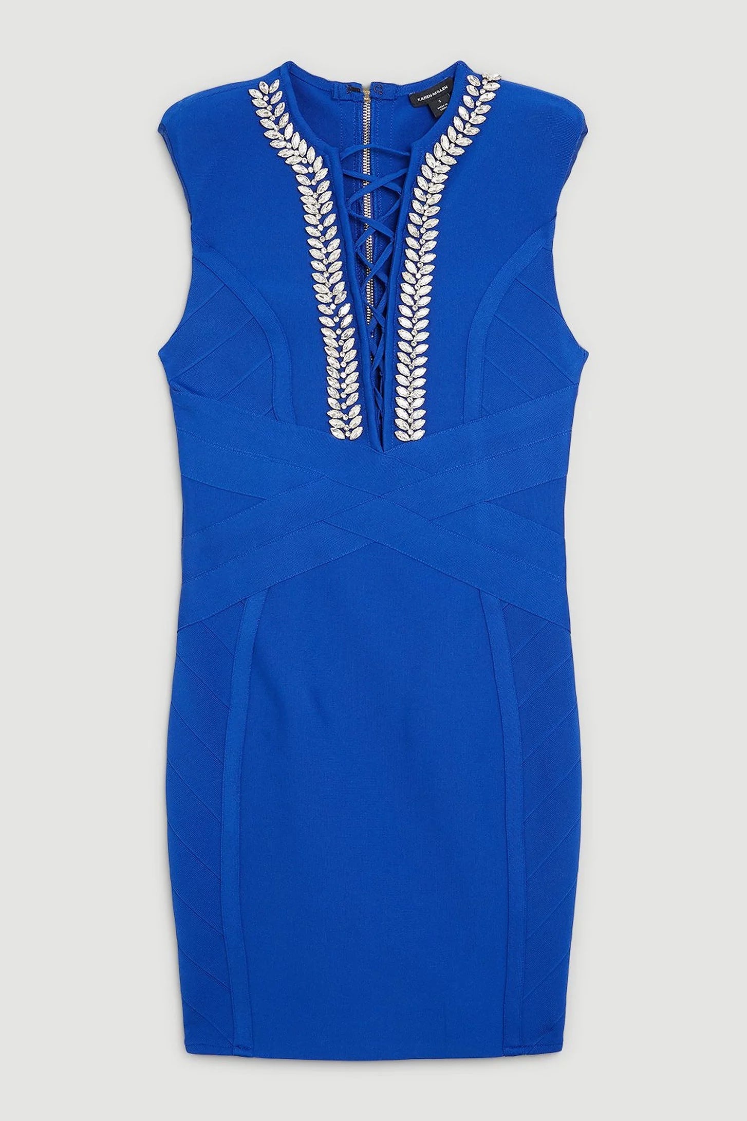 Figure Form Bandage Lace Up Knit Mini Dress Levels Glam Figure Form Bandage Lace Up Knit Mini Dress Levels Glam