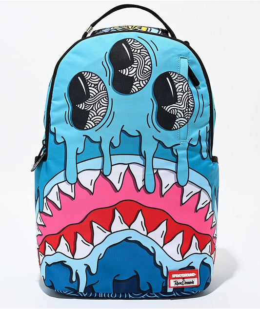 Sprayground x Rodri Designs Melting Shark Backpack