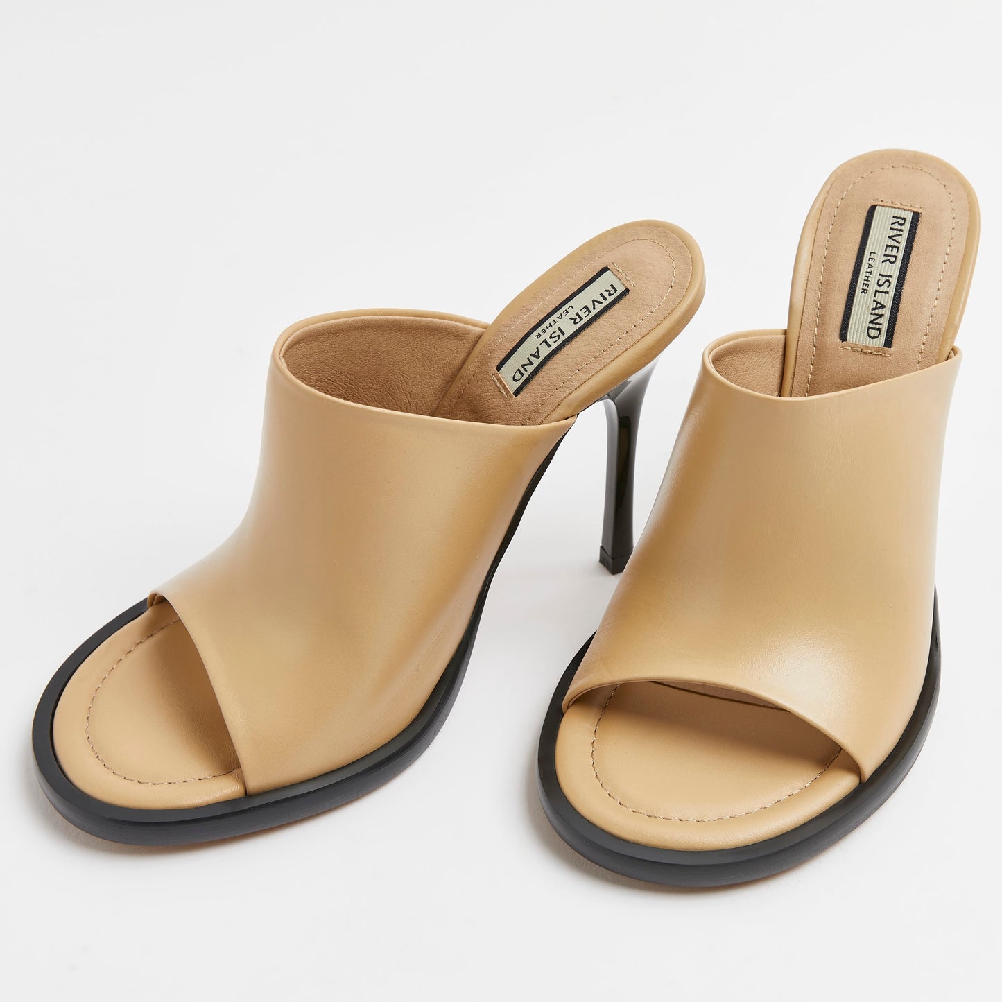 Womens Mules Super High Leather